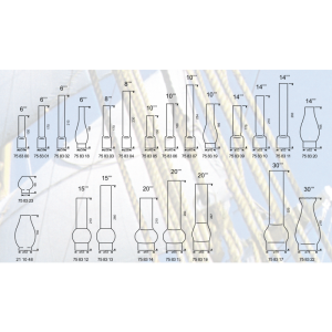 Lampeglas, kosmos ¥34, H: 130