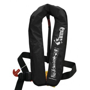 Red.vest.auto170N Sort D-ring Sigma