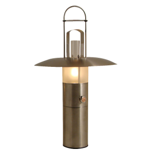 Petrolux lampe m/klart glas