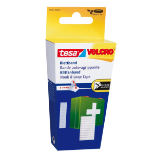 Velcro burretape 20mm x1m sort