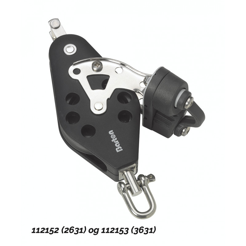 Violinblok. m.klampe10mm 03631