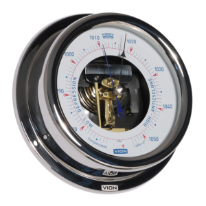 VION barometer,poleret stål,6'