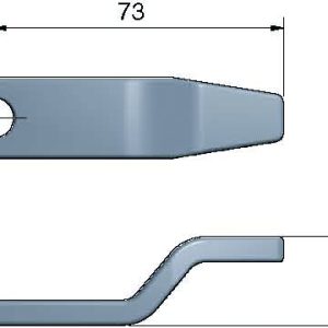 Roca rigel 2,5" lang, medium