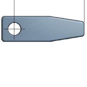 Roca rigel 2,5" kort, lige