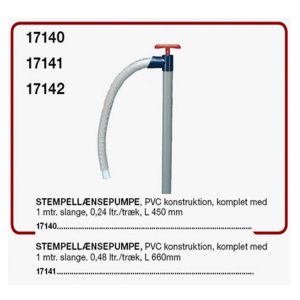 Seaworld Stempellænsepumpe PVC
